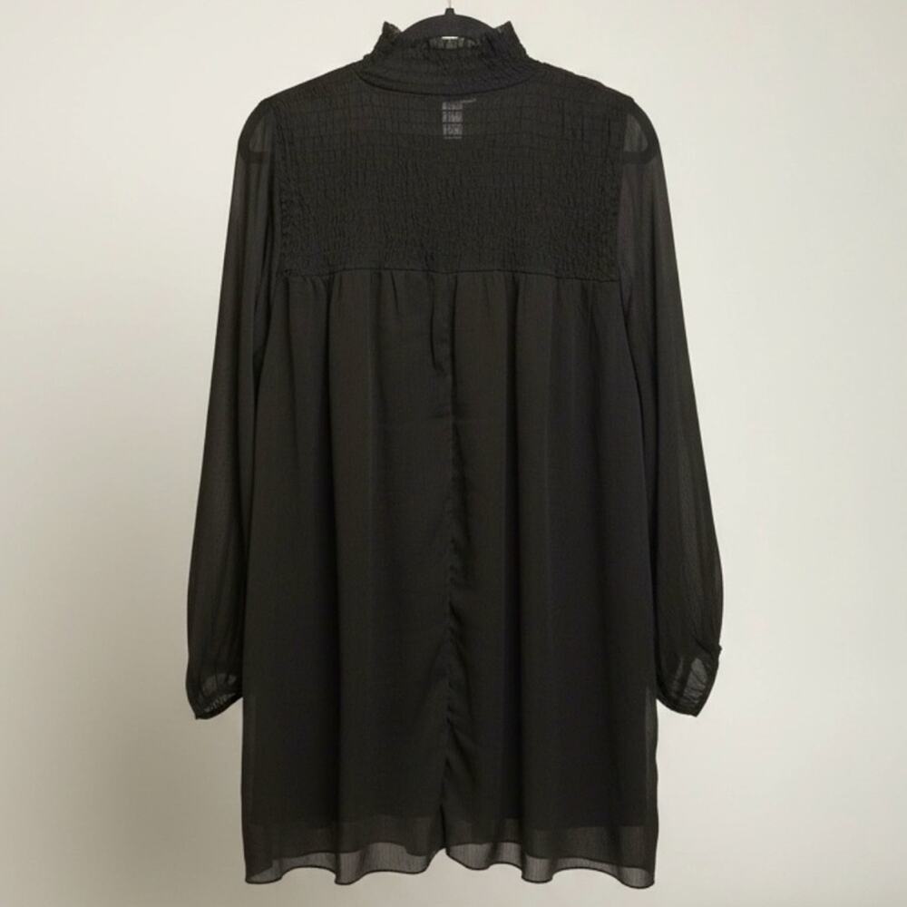 H&M Elegant Black Long Sleeve Dress - Picture 3 of 6